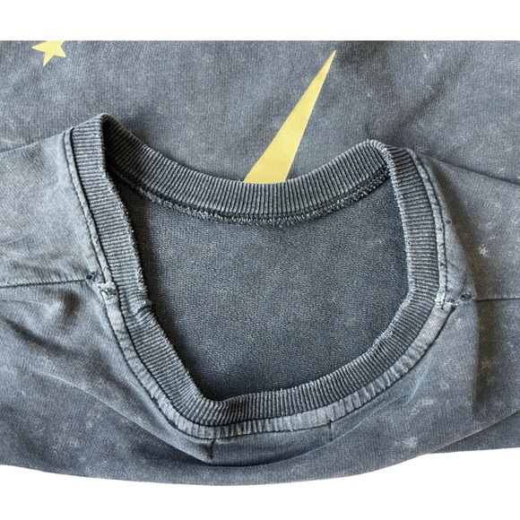 Sunday Stevens Gray Stars & Lightning Bolt Crewneck Sweatshirt - Small - Picture 7 of 12